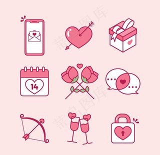 情人节素材图片