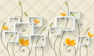 简约背景墙图片