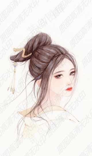 古风手绘美女图片