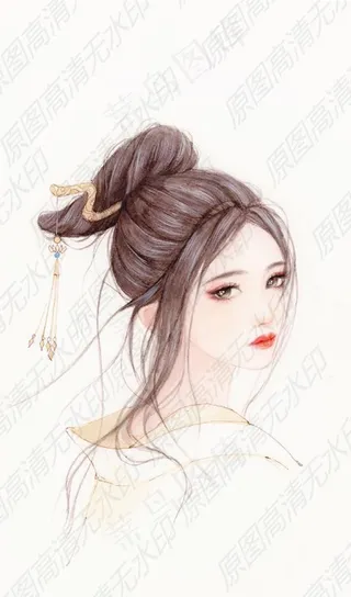 古风手绘美女图片