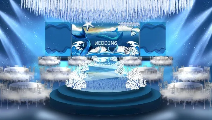 蓝色海洋婚礼图片(3543X2126(DPI:300))psd模版下载