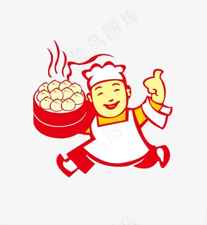 包子店logo图片ai矢量模版下载