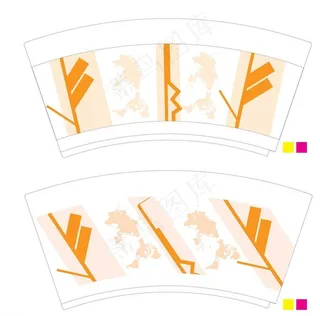 纸杯商务8A刀板图片