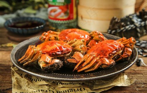 清蒸大闸蟹图片
