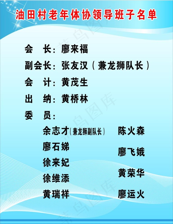 蓝色制度牌模板图片