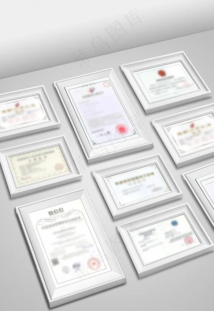 证书样机图片(5478X7610(DPI:300))psd模版下载