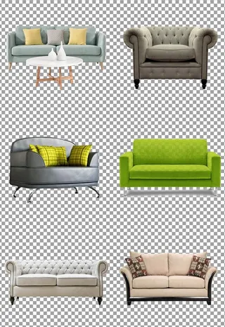 时尚布艺沙发图片