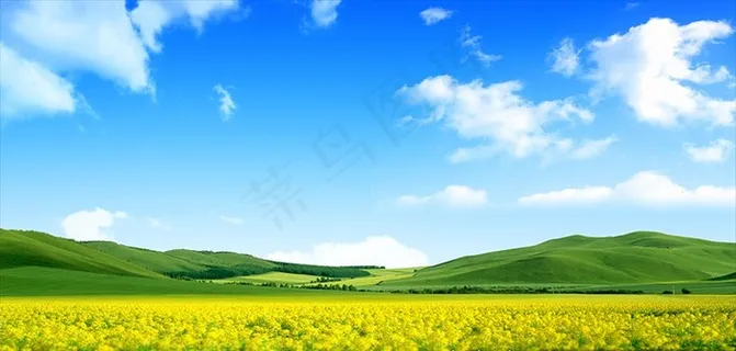 蓝天白云背景图片