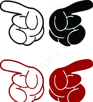 矢量手指 手指素材图片