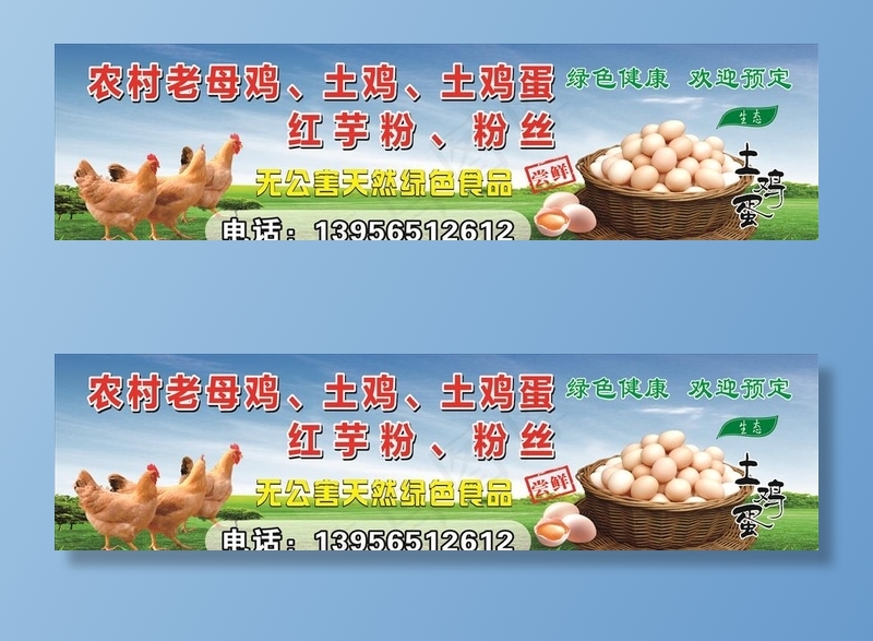 农家土鸡蛋图片cdr矢量模版下载
