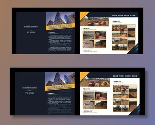 企业两折页图片