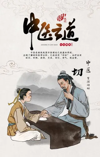 中医之道文化海报图片