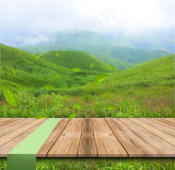 淘宝主图背景木板山图片
