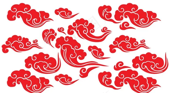 古典祥云图片psd模版下载
