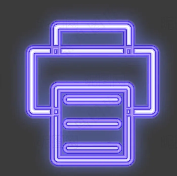 打印机图片eps,ai矢量模版下载