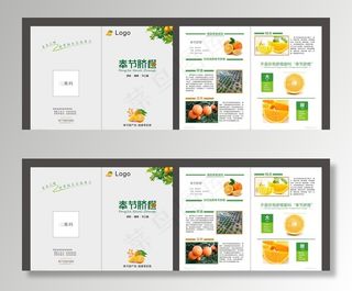 奉节脐橙DM单折页图片