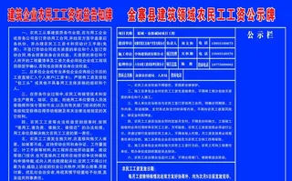 农民工维权告示牌图片