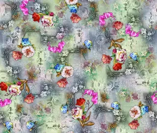 大牌手绘花图片