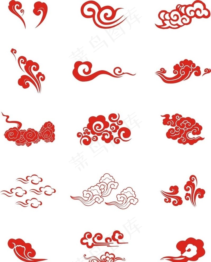 祥云图片cdr矢量模版下载
