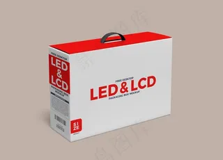 LED包装盒设计效果图片