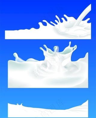 牛奶素材图片