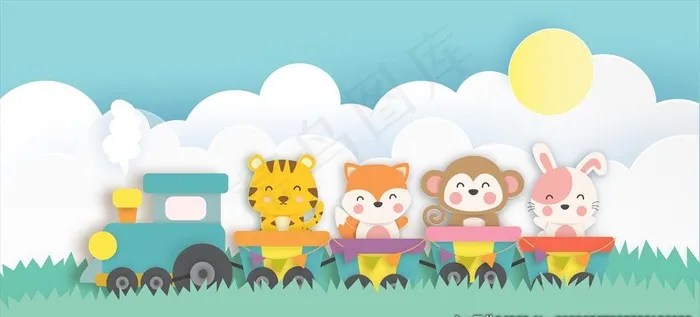 卡通动物图片eps,ai矢量模版下载