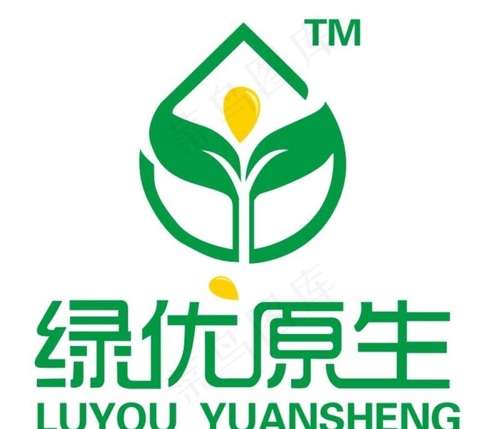 绿优原生logo图片cdr矢量模版下载