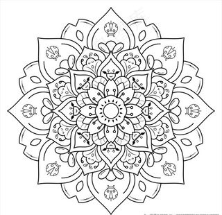 曼陀罗图案图片