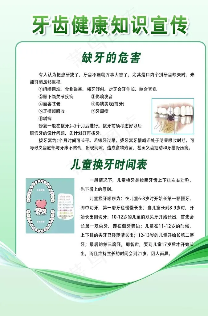 牙齿漂白图片psd模版下载