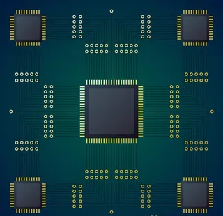 电子电路背景图片