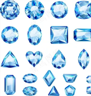宝石矢量素材图片
