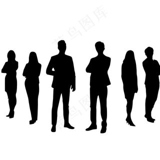 商务人物剪影图片