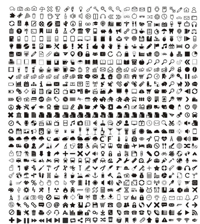 生活各种小标识图片