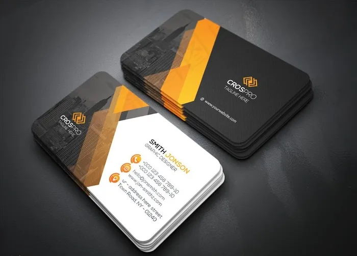 简约名片图片psd模版下载