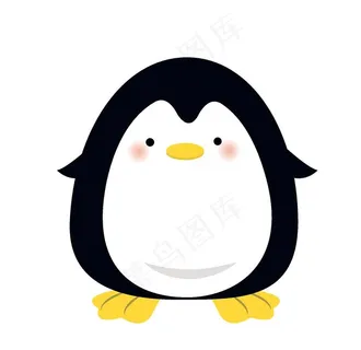 矢量卡通企鹅图片