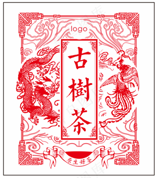 中国风标签图片