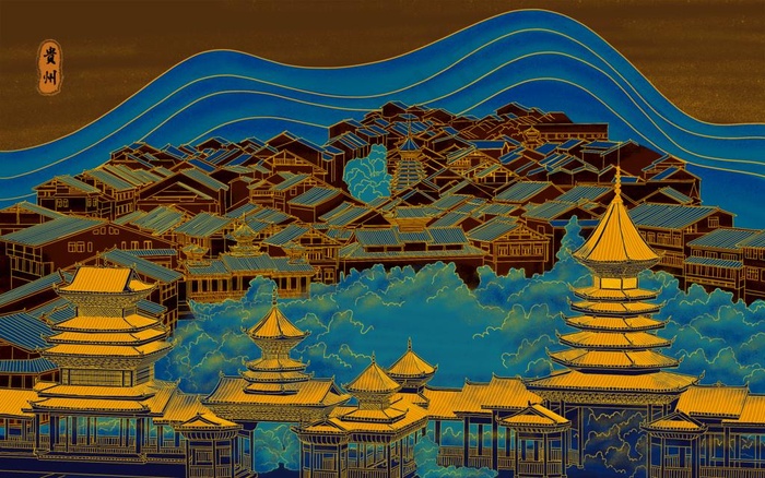 国潮海报设计图片