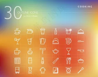 烹饪图标图片
