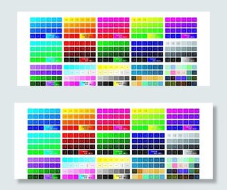 广告公司常用颜色色谱图片