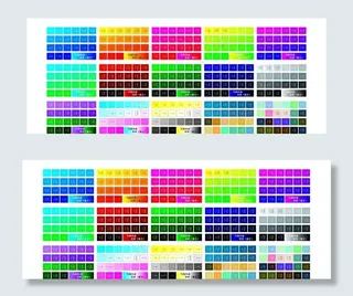 广告公司常用颜色色谱图片