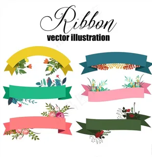 标签丝带彩带标题框图片