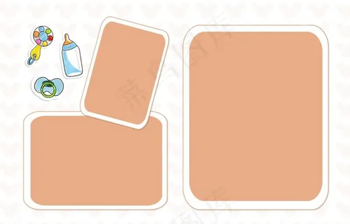 儿童相册设计模板图片