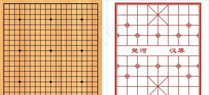 棋盘图片cdr矢量模版下载