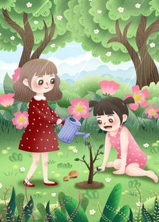 创意卡通插画图案图片