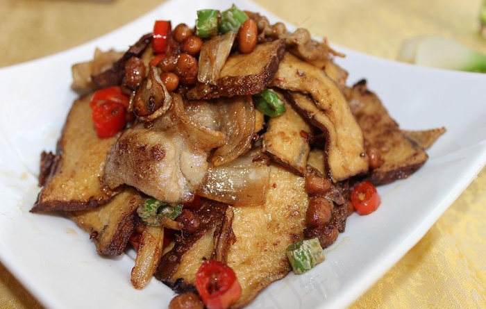 香干炒肉图片