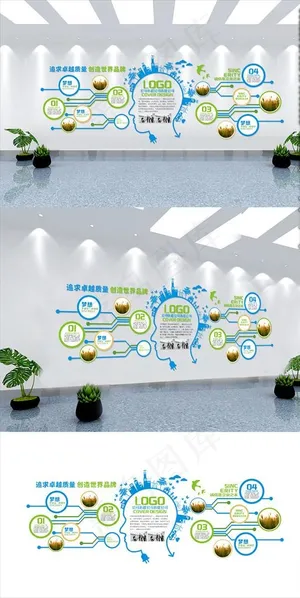 企业文化墙图片
