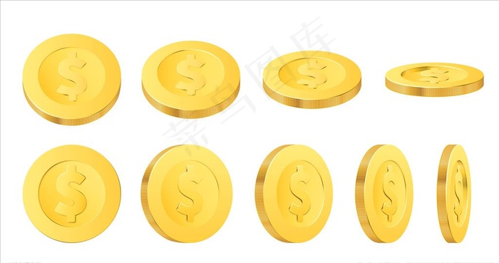 金钱货币图片ai矢量模版下载