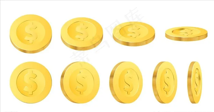 金钱货币图片ai矢量模版下载