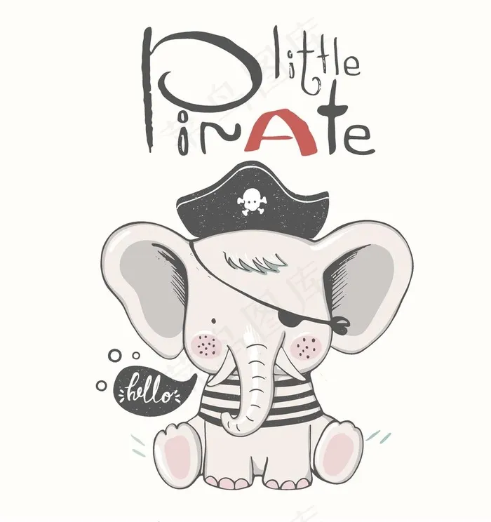 卡通印花图片eps,ai矢量模版下载