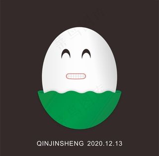 表情包 鸡蛋 绿色图片